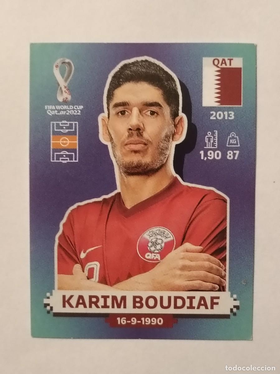 Cromos de f&uacute;tbol: #QAT 12 KARIM BOUDIAF (QATAR) MUNDIAL QATAR 2022 PANINI