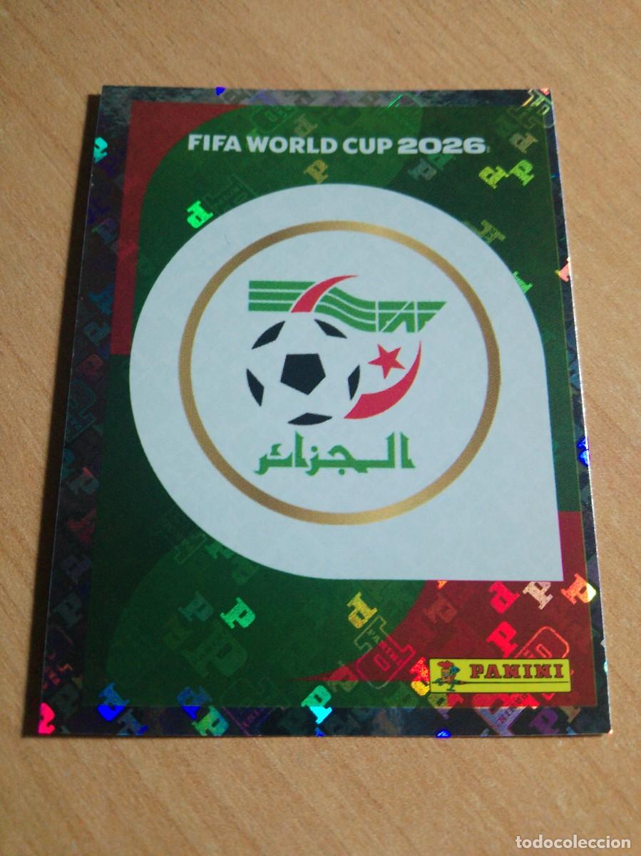 Cromos de f&uacute;tbol: ESCUDO ARGELIA ALG 1 MUNDIAL FIFA WORLD CUP 2026 26 PANINI STICKERS NUEVO