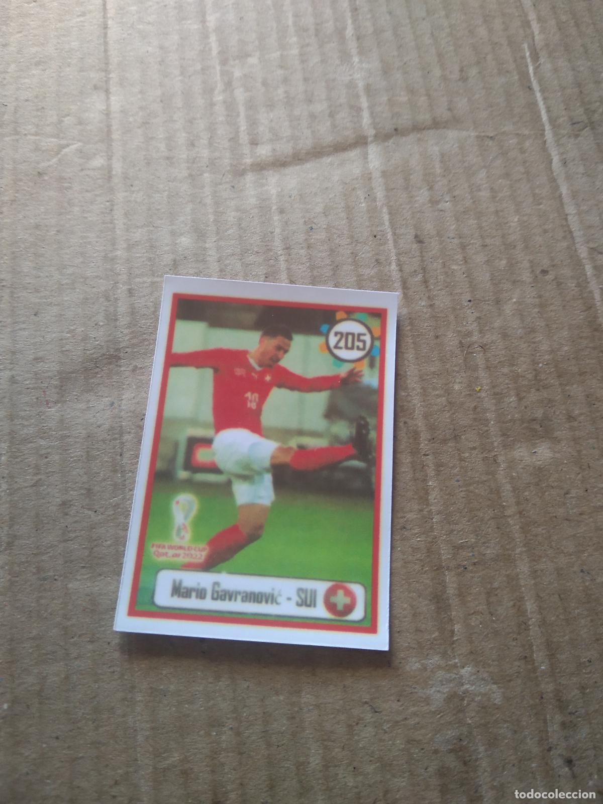 Cromos de f&uacute;tbol: 205 MARIO GAVRANOVIC SUIZA CROMO FUTBOL MUNDIAL 2022 WORLD CUP EDITADO EN BRASIL