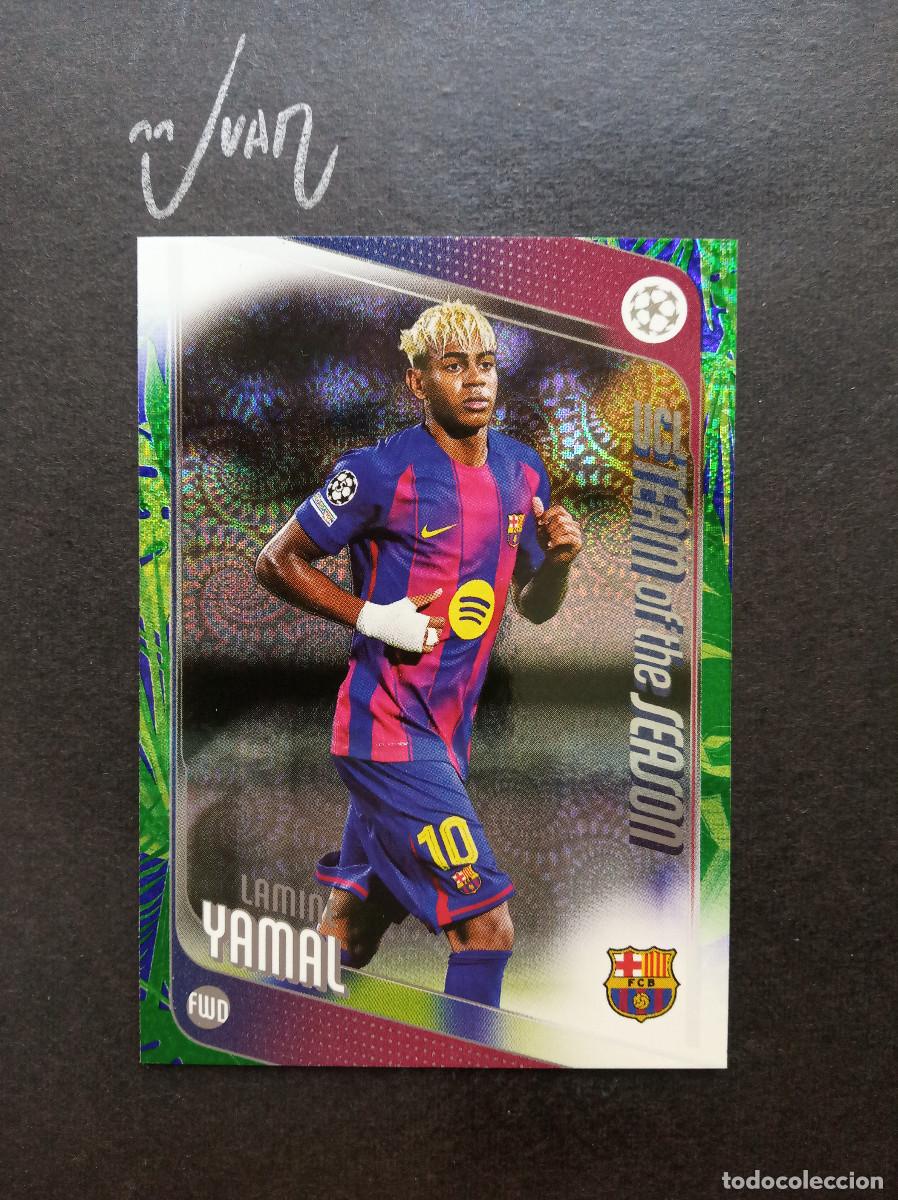Cromos de f&uacute;tbol: 10 LAMINE YAMAL FC BARCELONA ESPA&Ntilde;A MUNDIAL ⚽ TOPPS &reg; UCC FLAGSHIP CARNAVAL EDITION 2025 2026 25 26