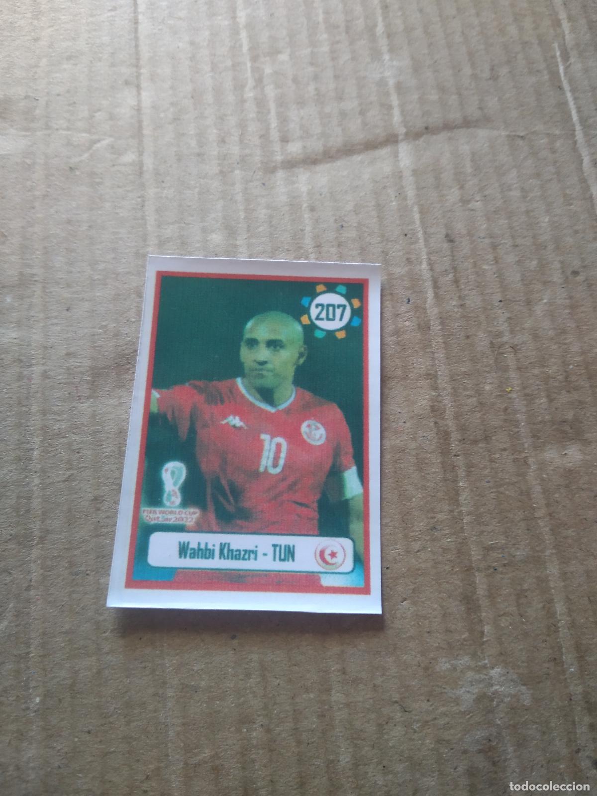 Cromos de f&uacute;tbol: 207 WAHBI KHAZRI TUNEZ CROMO FUTBOL MUNDIAL 2022 WORLD CUP EDITADO EN BRASIL