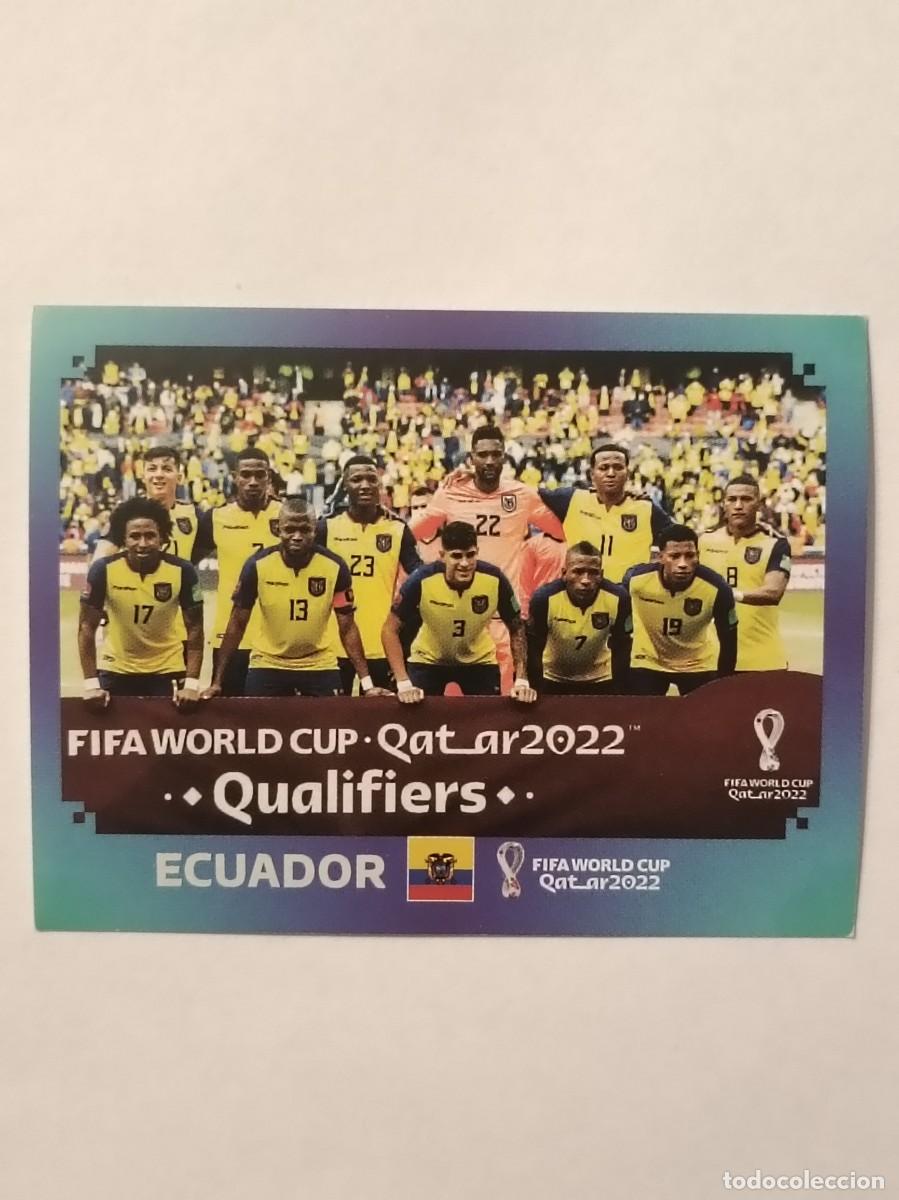 Cromos de f&uacute;tbol: #ECU 1 EQUIPO (ECUADOR) MUNDIAL QATAR 2022 PANINI