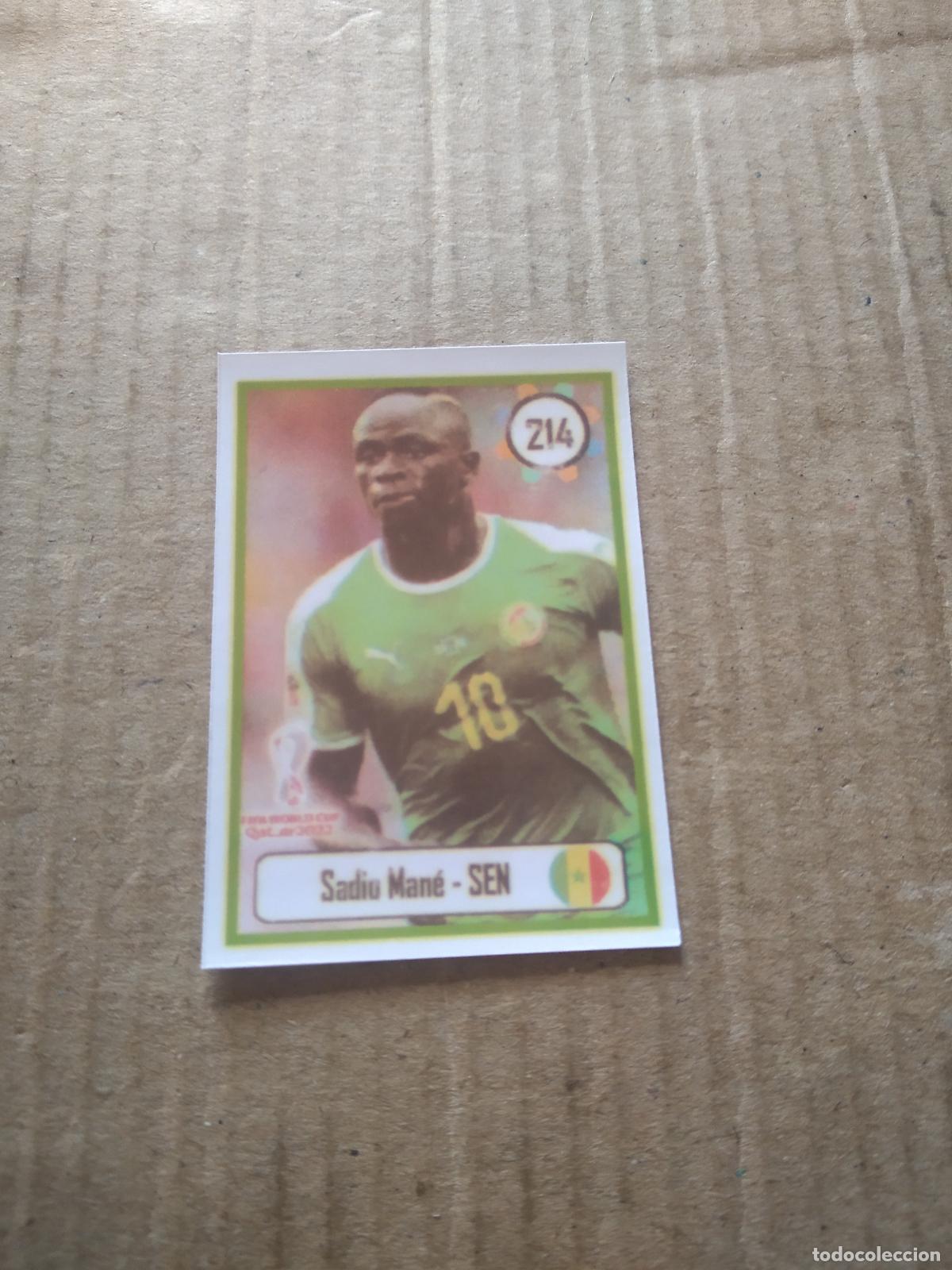 Cromos de f&uacute;tbol: 214 SADIO MANE SENEGAL CROMO FUTBOL MUNDIAL 2022 WORLD CUP EDITADO EN BRASIL