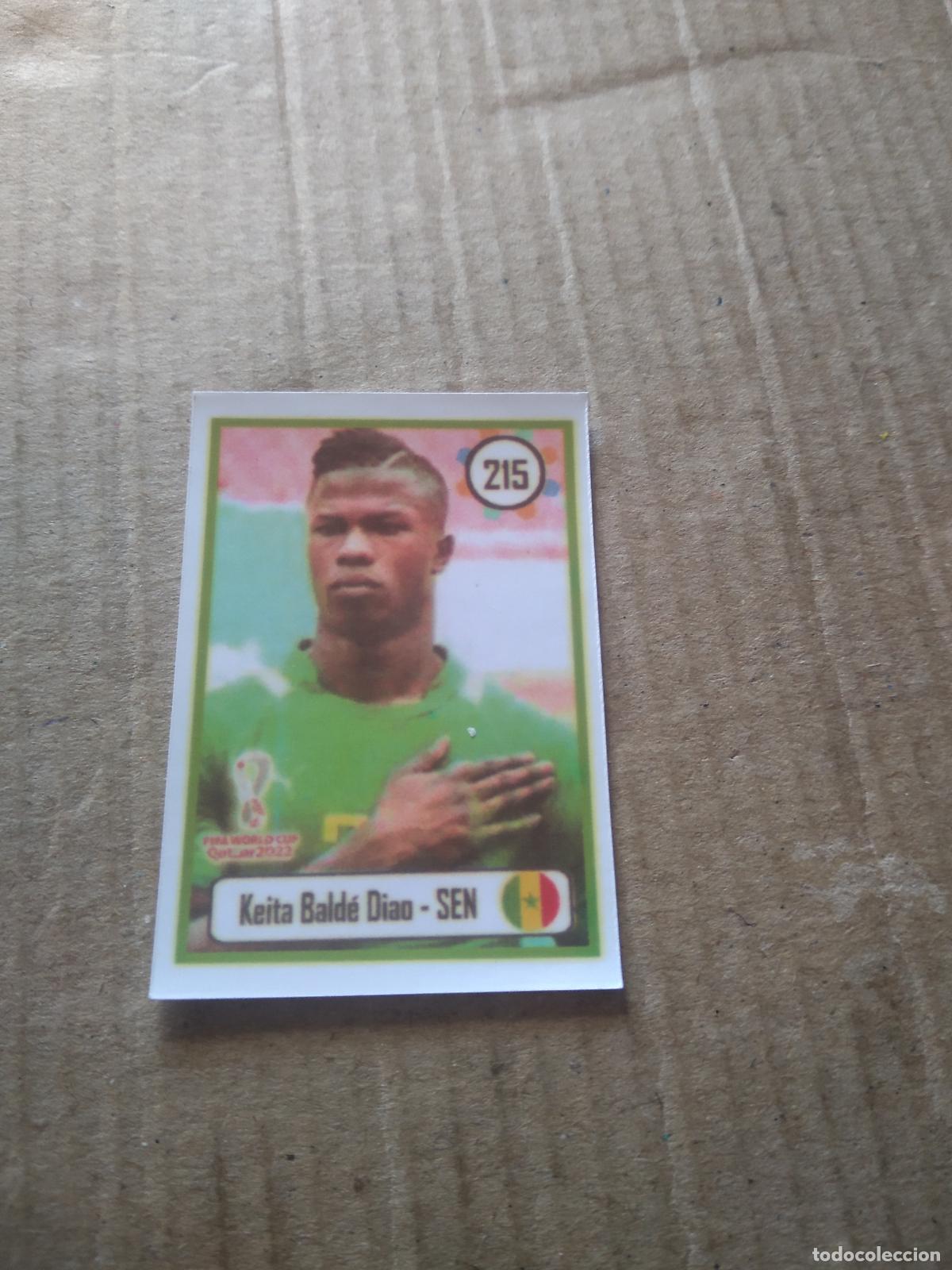Cromos de f&uacute;tbol: 215 KEITA BALDE SENEGAL CROMO FUTBOL MUNDIAL 2022 WORLD CUP EDITADO EN BRASIL