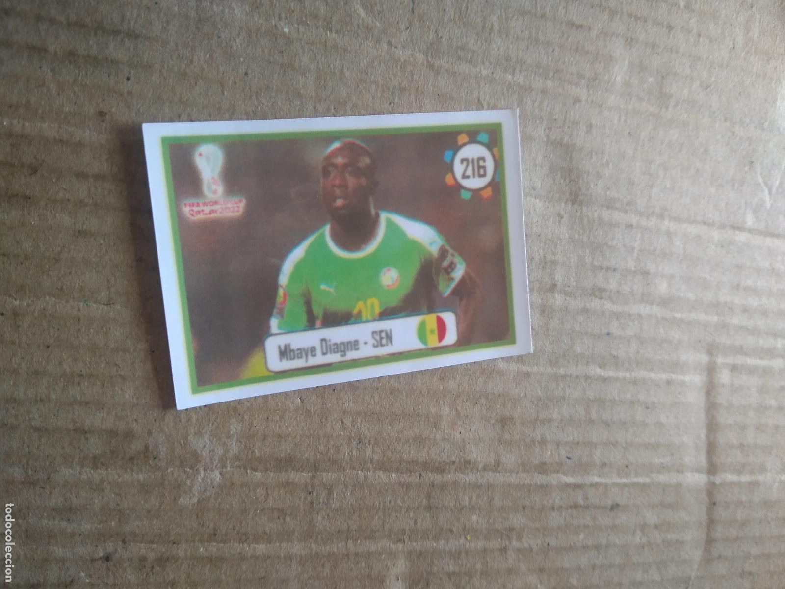 Cromos de f&uacute;tbol: 216 MBAYE DIAGNE SENEGAL CROMO FUTBOL MUNDIAL 2022 WORLD CUP EDITADO EN BRASIL