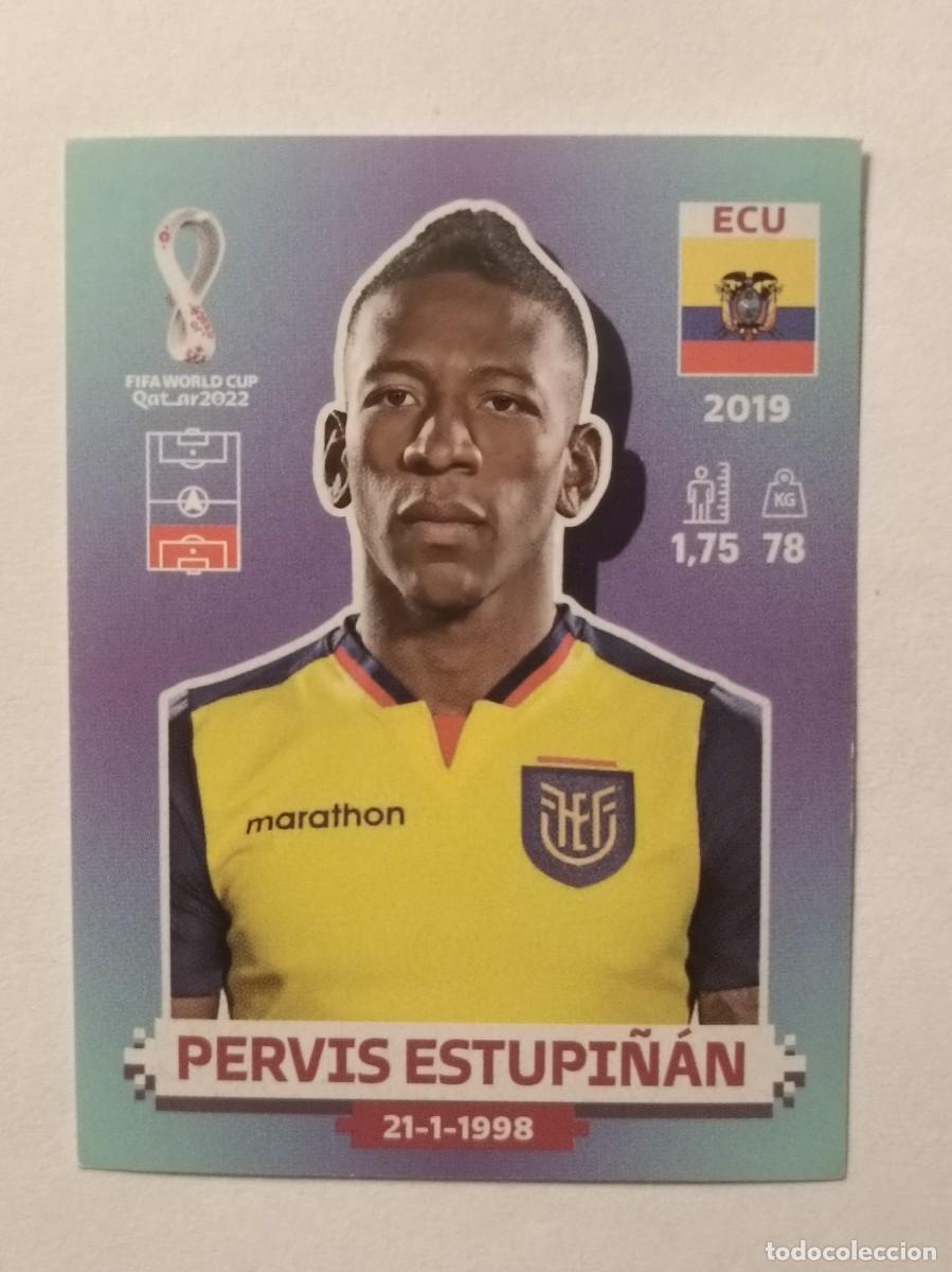 Cromos de f&uacute;tbol: #ECU 7 PERVIS ESTUPI&Ntilde;AN (ECUADOR) MUNDIAL QATAR 2022 PANINI