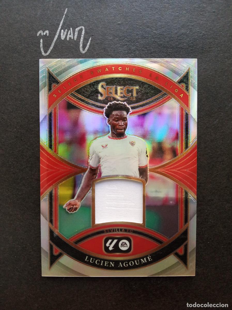 Cromos de f&uacute;tbol: AGOUME SELECT SWATCHES PATCH SEVILLA FRANCIA ⚽ PANINI &reg; PRIZM MEMORABILIA LIGA 2024 2025 24 25 NUEVO