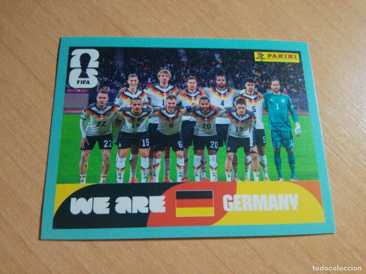 Cromos de f&uacute;tbol: SELECCI&Oacute;N DE ALEMANIA GER 13 MUNDIAL FIFA WORLD CUP 2026 26 PANINI STICKERS NUEVO