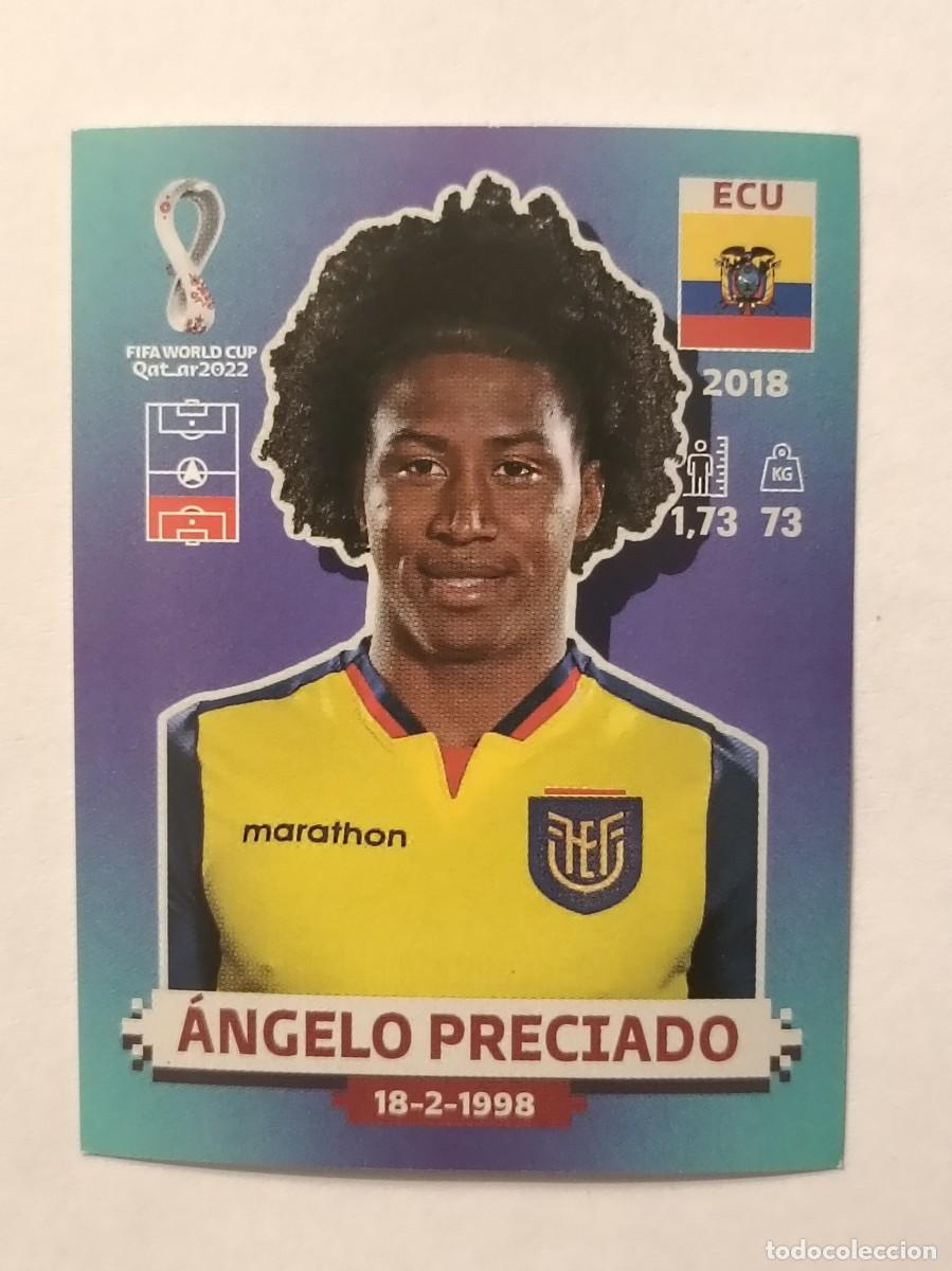 Cromos de f&uacute;tbol: #ECU 9 ANGELO PRECIADO (ECUADOR) MUNDIAL QATAR 2022 PANINI