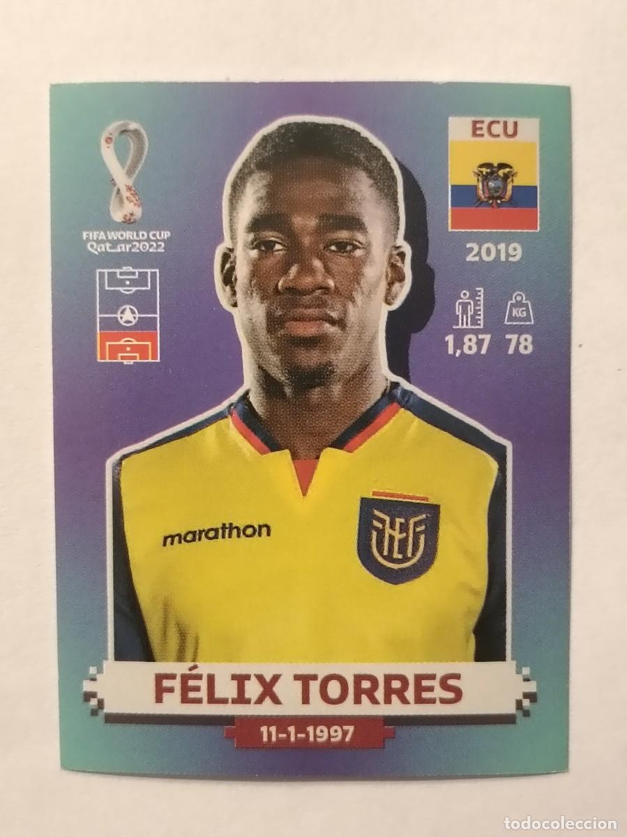 Cromos de f&uacute;tbol: #ECU 10 FELIX TORRES (ECUADOR) MUNDIAL QATAR 2022 PANINI