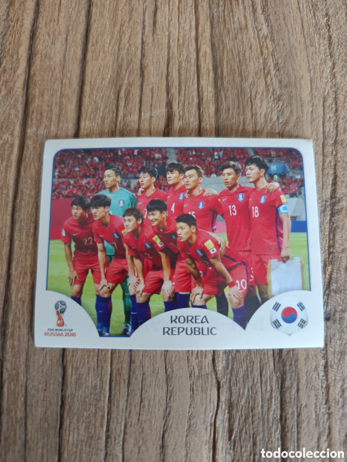 Cromos de f&uacute;tbol: Cromo sin pegar Panini Mundial 2018 Corea del Sur