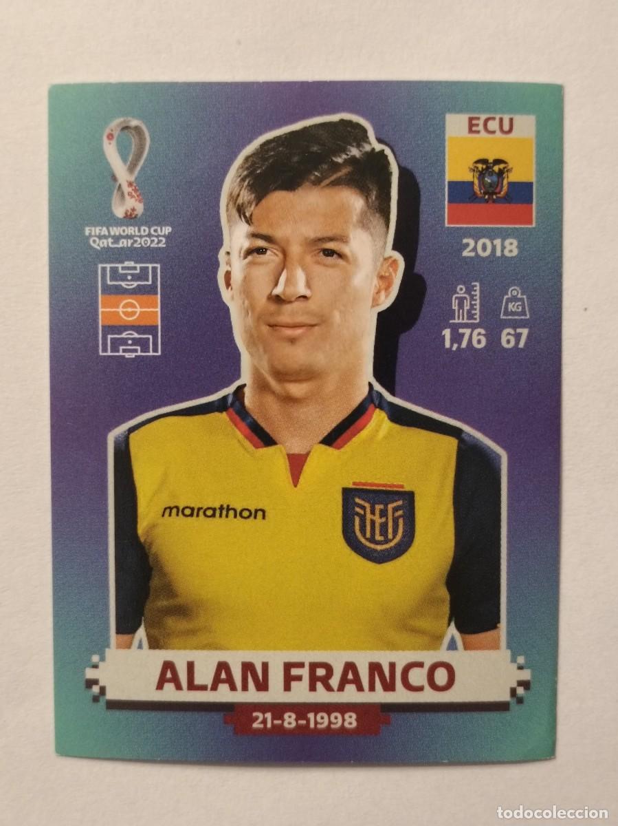 Cromos de f&uacute;tbol: #ECU 12 ALAN FRANCO (ECUADOR) MUNDIAL QATAR 2022 PANINI