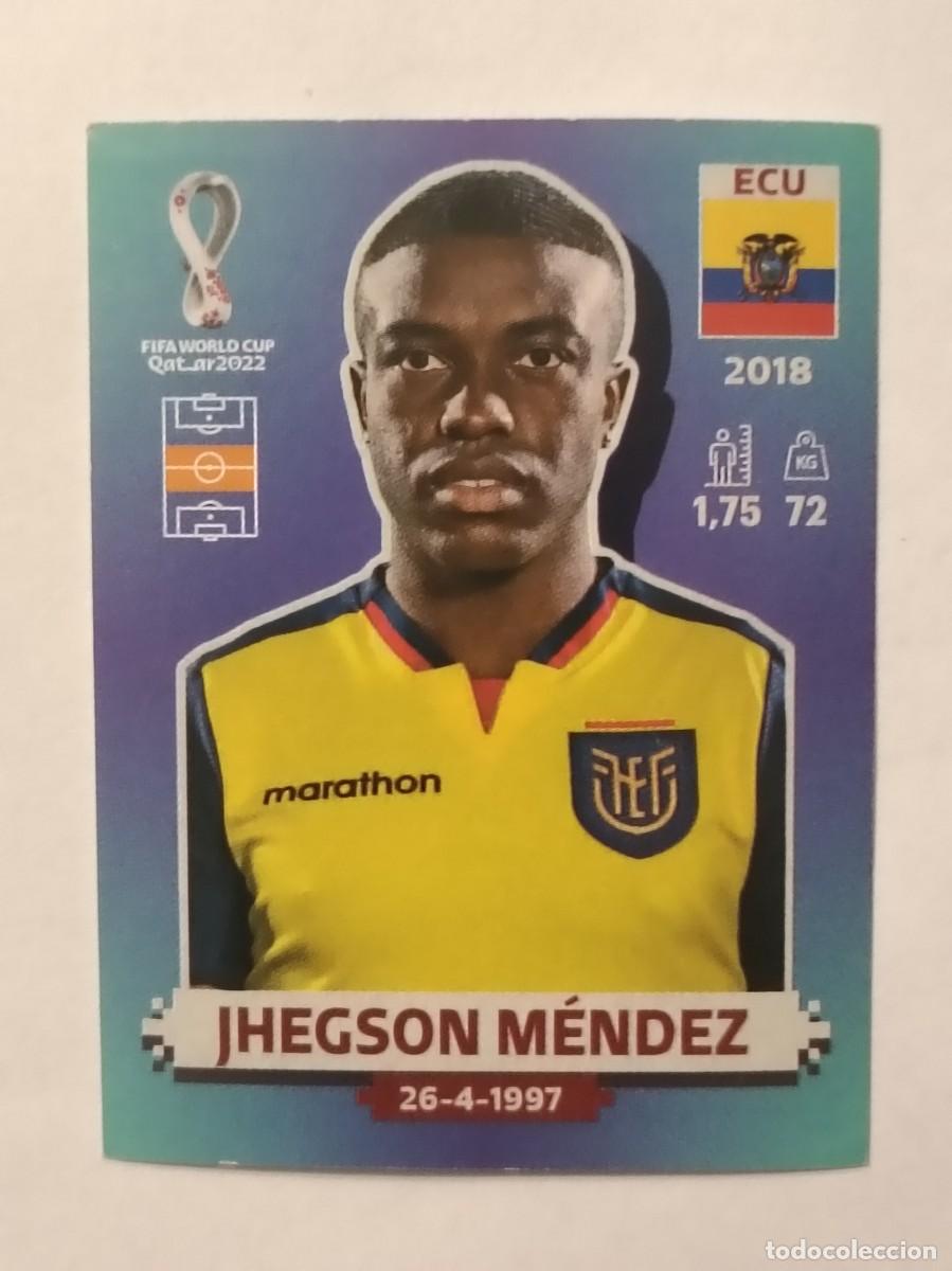 Cromos de f&uacute;tbol: #ECU 14 JHEGSON MENDEZ (ECUADOR) MUNDIAL QATAR 2022 PANINI