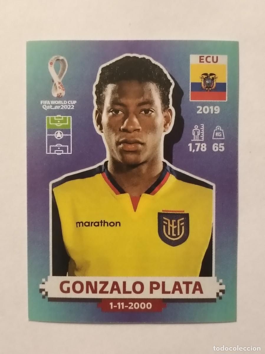 Cromos de f&uacute;tbol: #ECU 18 GONZALO PLATA (ECUADOR) MUNDIAL QATAR 2022 PANINI