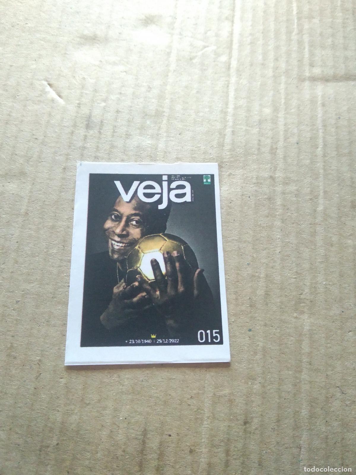 Cromos de f&uacute;tbol: 15 PELE BALON ORO CROMO FUTBOL ALBUM DE FIGURINHAS DO REI PELE O MELHOR JOGADOR CAPITAO GANCHO