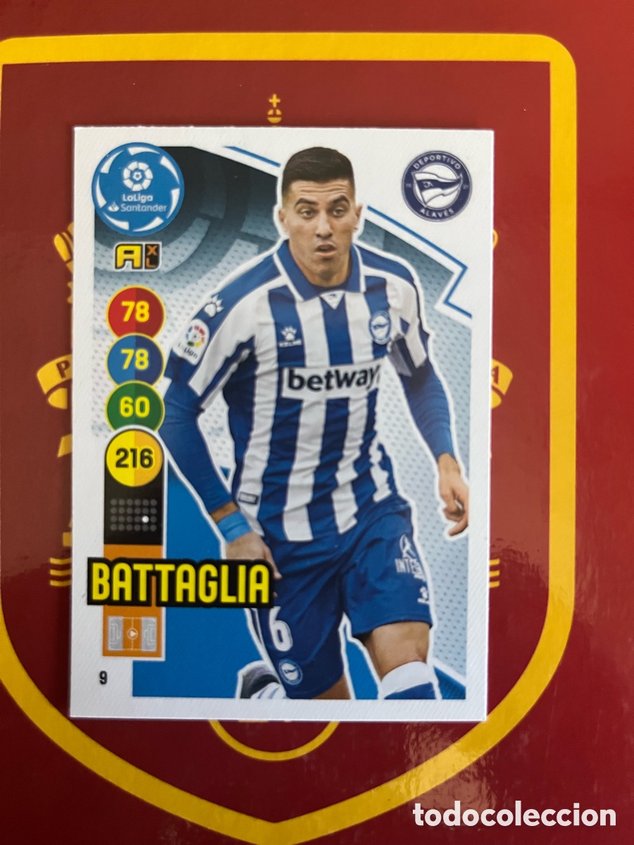 Cromos de f&uacute;tbol: 9 BATTAGLIA ADRENALYN 2020 2021 20 21 ALAV&Eacute;S