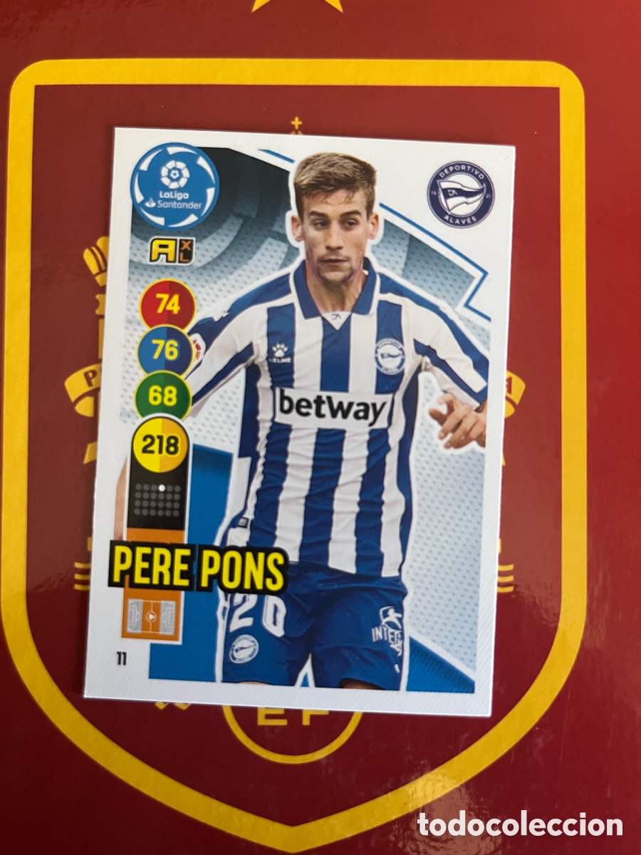 Cromos de f&uacute;tbol: 11 PERE PONS ADRENALYN 2020 2021 20 21 ALAV&Eacute;S