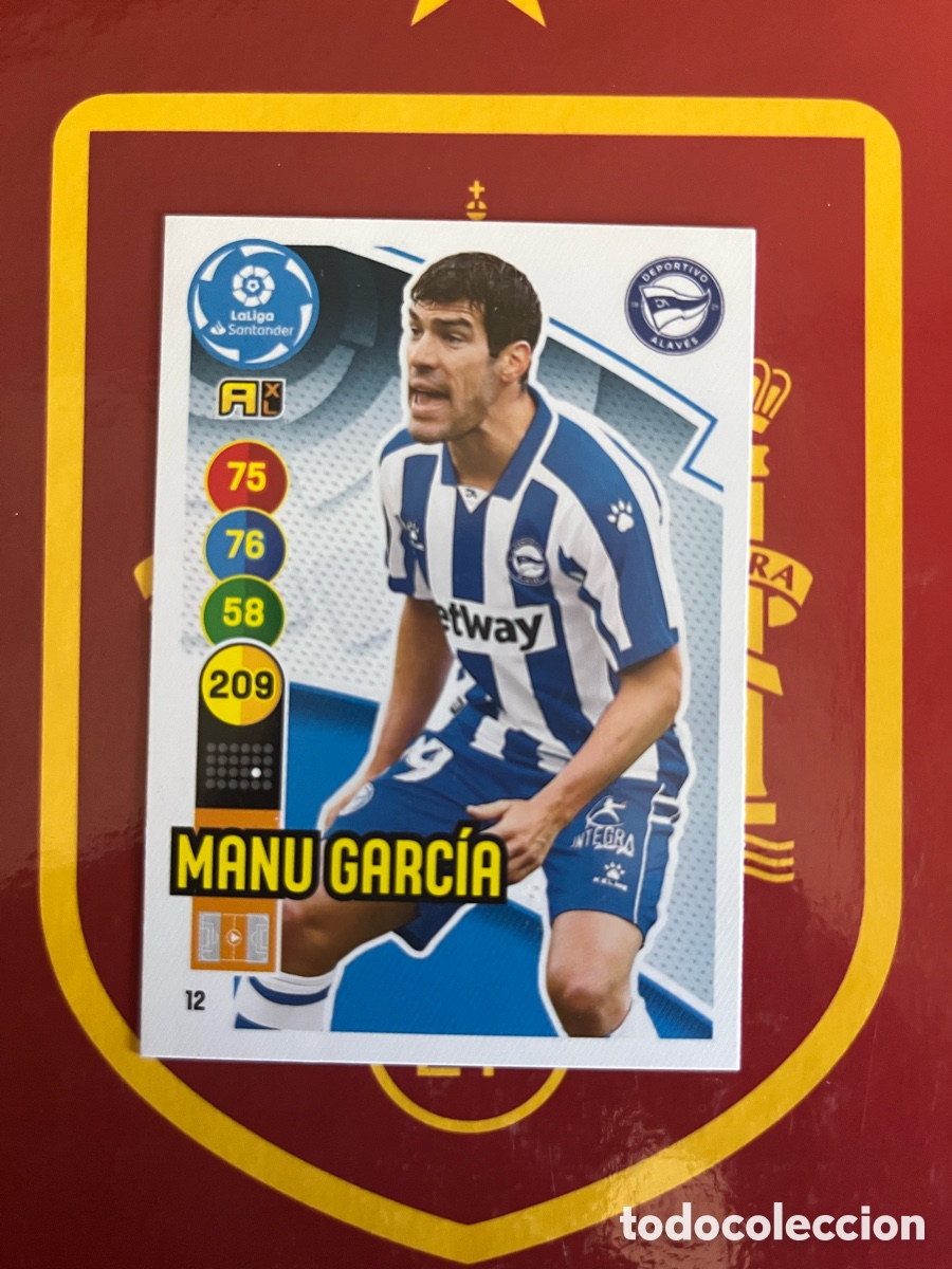 Cromos de f&uacute;tbol: 12 MANU GARC&Iacute;A ADRENALYN 2020 2021 20 21 ALAV&Eacute;S