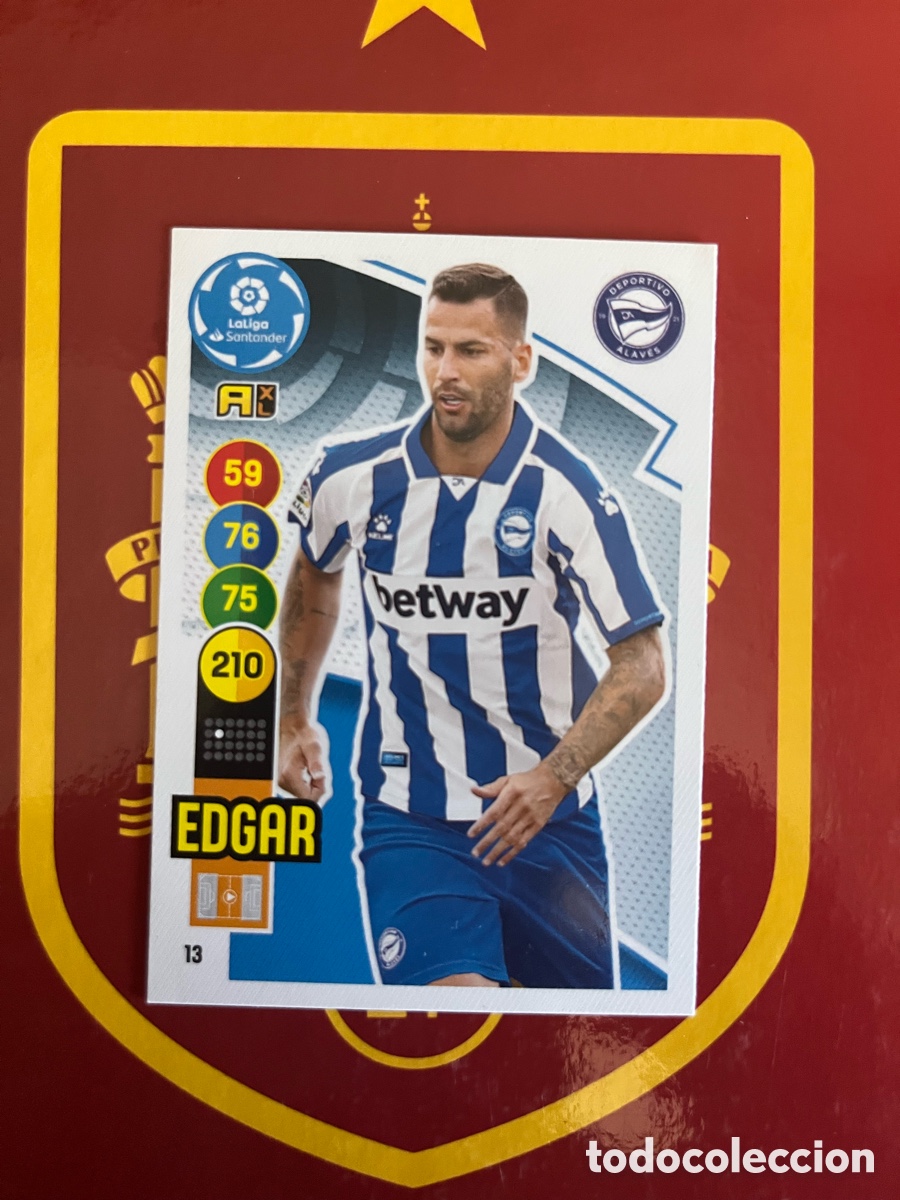 Fu&szlig;ball-Sticker: 13 EDGAR ADRENALYN 2020 2021 20 21 ALAV&Eacute;S