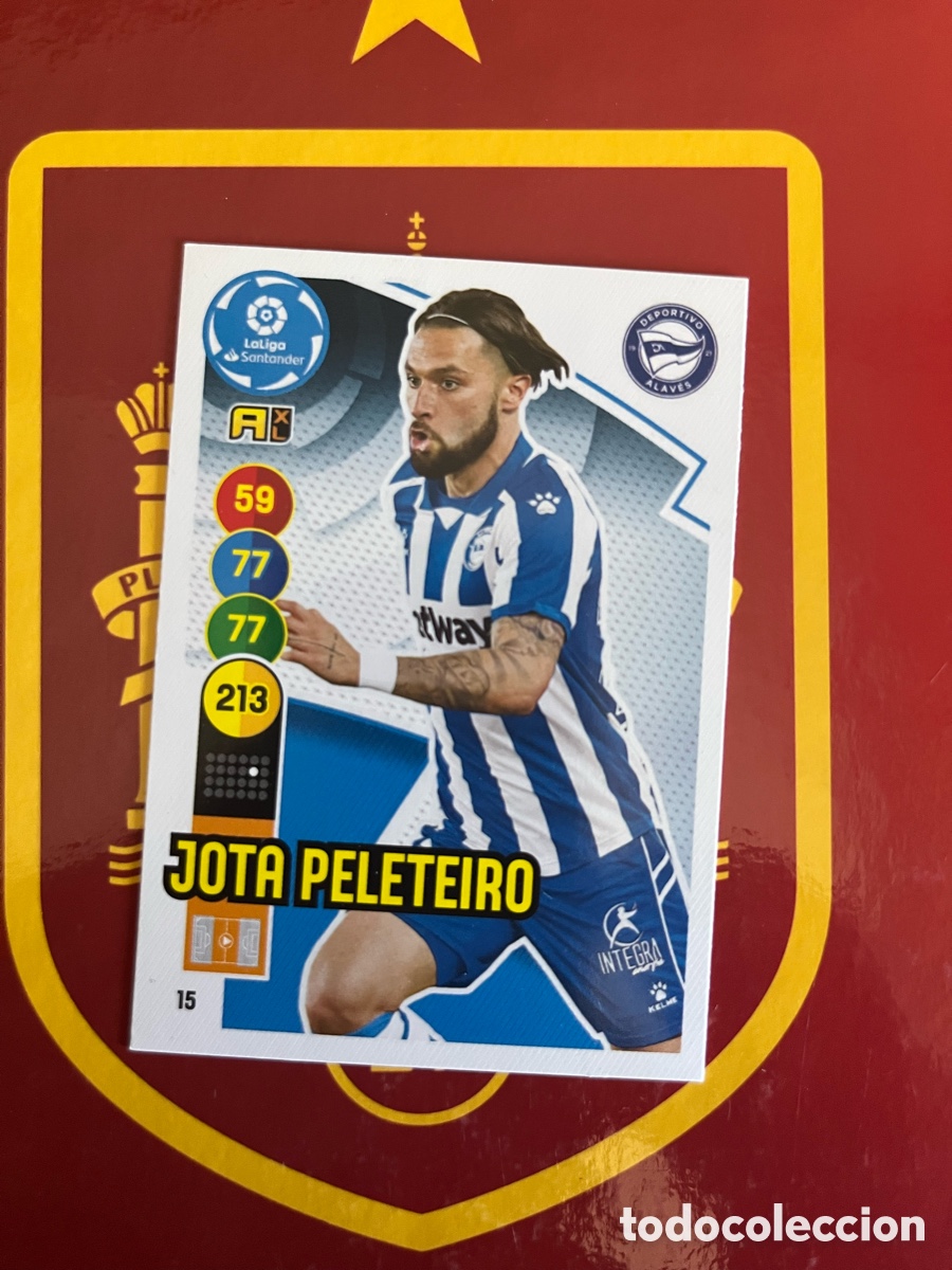 Fu&szlig;ball-Sticker: 15 JOTA PELETEIRO ADRENALYN 2020 2021 20 21 ALAV&Eacute;S