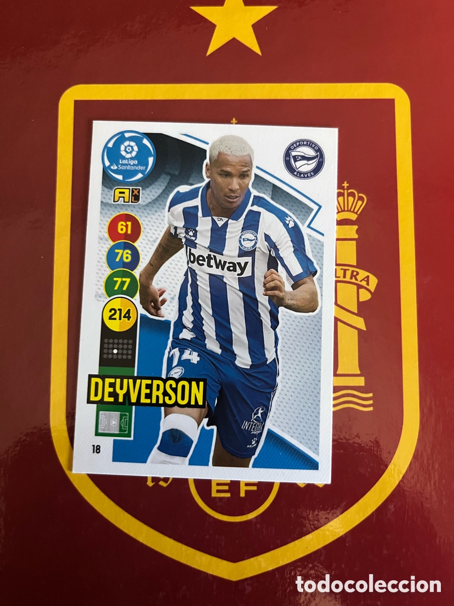 Fu&szlig;ball-Sticker: 18 DEYVERSON ADRENALYN 2020 2021 20 21 ALAV&Eacute;S