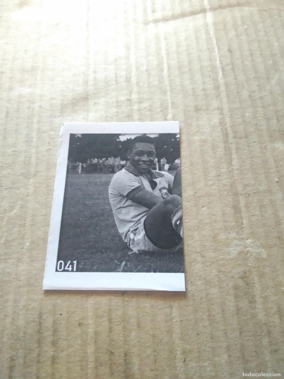 Cromos de f&uacute;tbol: 41 PELE BRASIL CROMO FUTBOL ALBUM DE FIGURINHAS DO REI PELE O MELHOR JOGADOR CAPITAO GANCHO