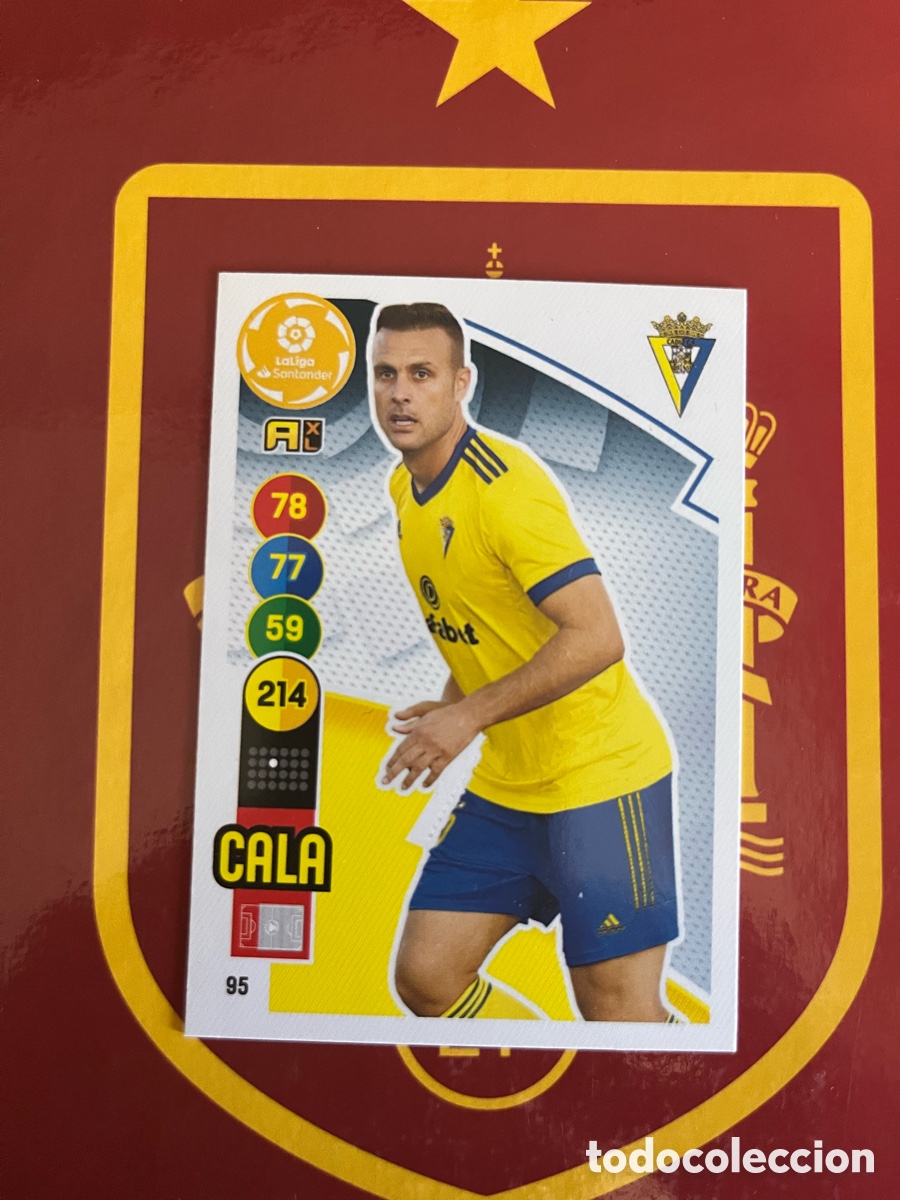 Cromos de f&uacute;tbol: 95 CALA ADRENALYN 2020 2021 20 21 C&Aacute;DIZ CF