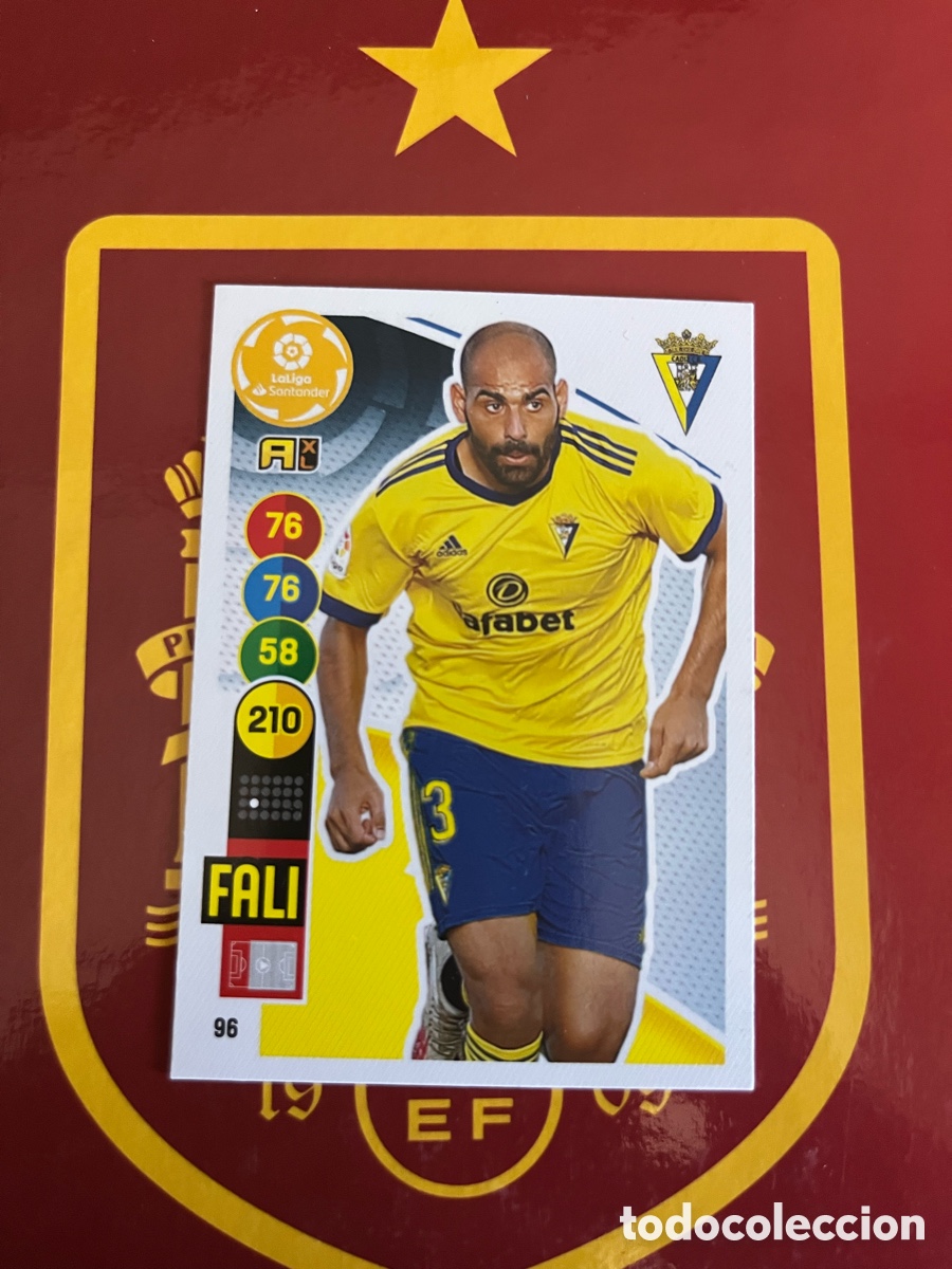 Cromos de f&uacute;tbol: 96 FALI ADRENALYN 2020 2021 20 21 C&Aacute;DIZ CF
