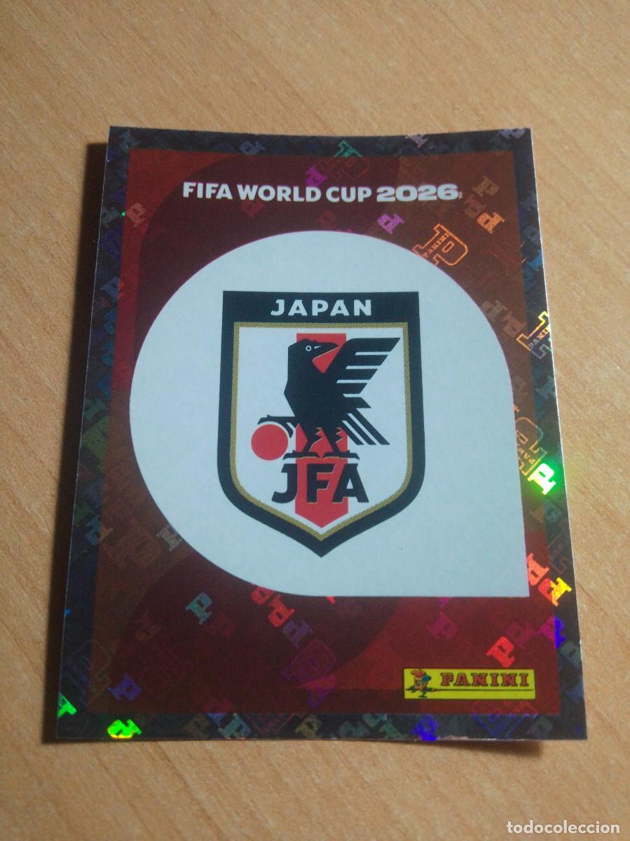 Cromos de f&uacute;tbol: JPN 1 ESCUDO DE JAP&Oacute;N MUNDIAL FIFA WORLD CUP 2026 26 PANINI STICKERS NUEVO