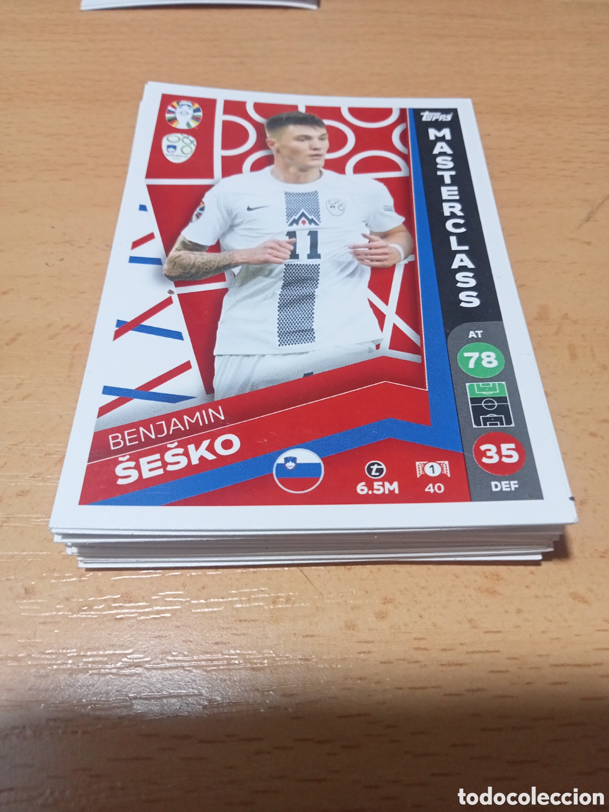 Football Stickers: cromo 40 Benjamin Sesko uefa euro 2024 Germany
