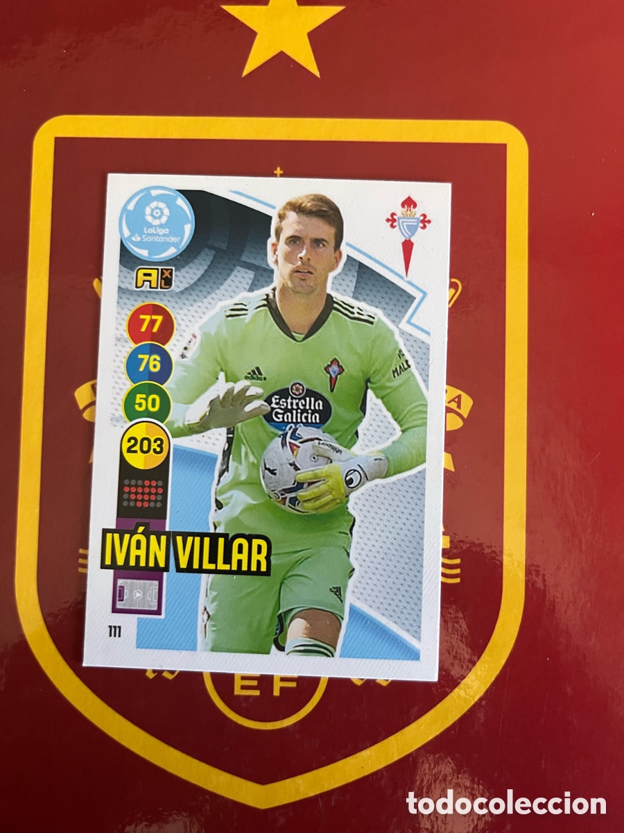 Football Stickers: 111 IV&Aacute;N VILLAR ADRENALYN 2020 2021 20 21 CELTA DE VIGO
