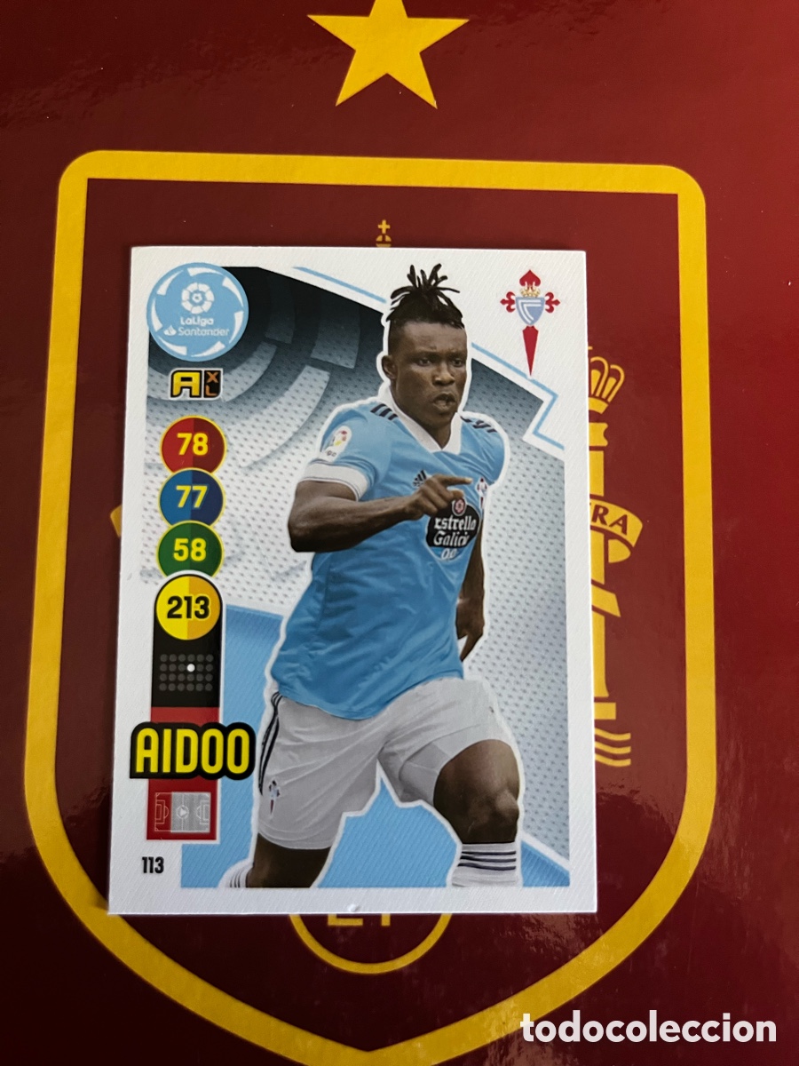 Football Stickers: 114 AIDOO ADRENALYN 2020 2021 20 21 CELTA DE VIGO