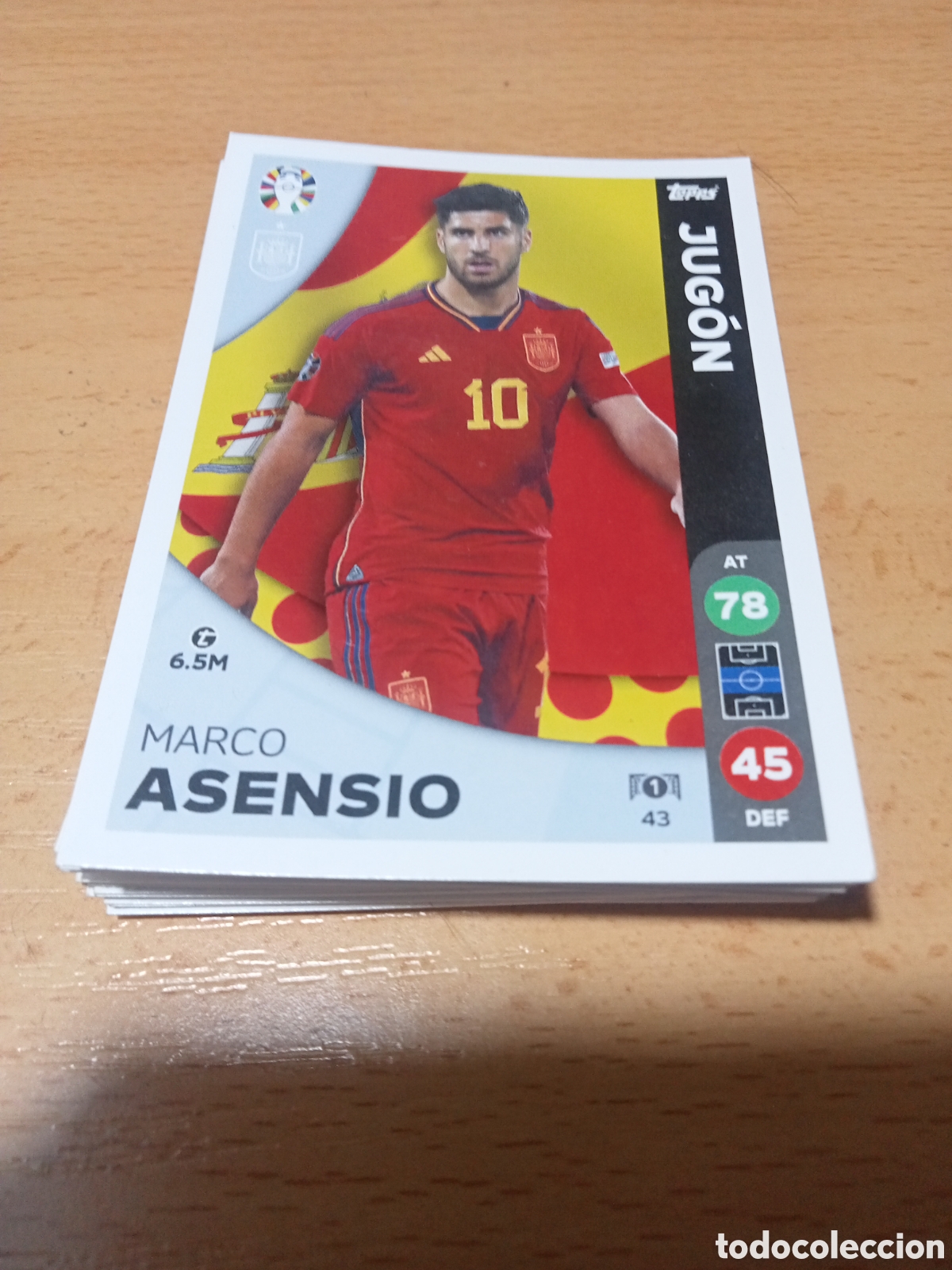 Football Stickers: cromo 43 Marco Asensio uefa euro 2024 Germany