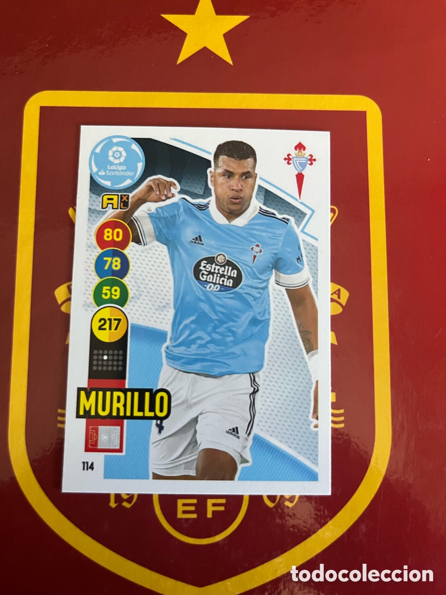 Fu&szlig;ball-Sticker: 114 MURILLO ADRENALYN 2020 2021 20 21 CELTA DE VIGO