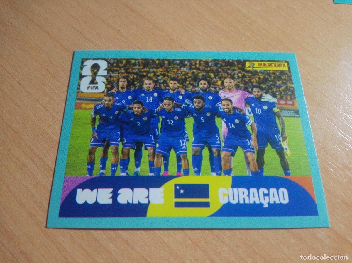 Cartes &agrave; collectionner de Football: ALINEACI&Oacute;N CURACAO CUW 13 MUNDIAL FIFA WORLD CUP 2026 26 PANINI STICKERS NUEVO