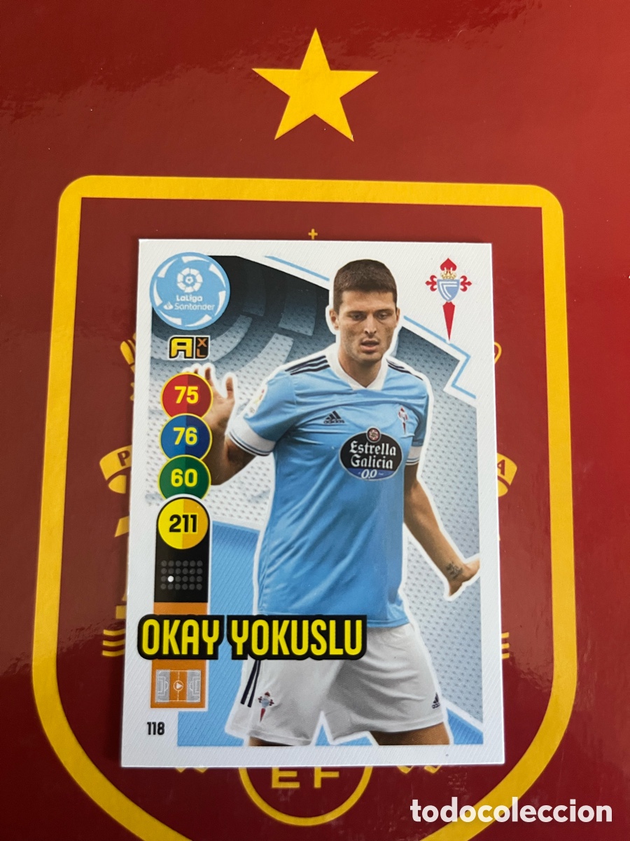 Cartes &agrave; collectionner de Football: 118 OKAY YOKUSLU ADRENALYN 2020 2021 20 21 CELTA DE VIGO