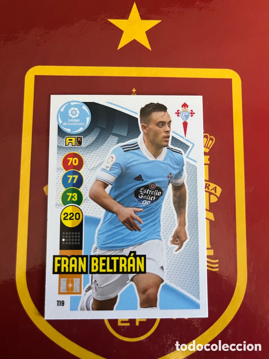 Cartes &agrave; collectionner de Football: 119 FRAN BELTR&Aacute;N ADRENALYN 2020 2021 20 21 CELTA DE VIGO