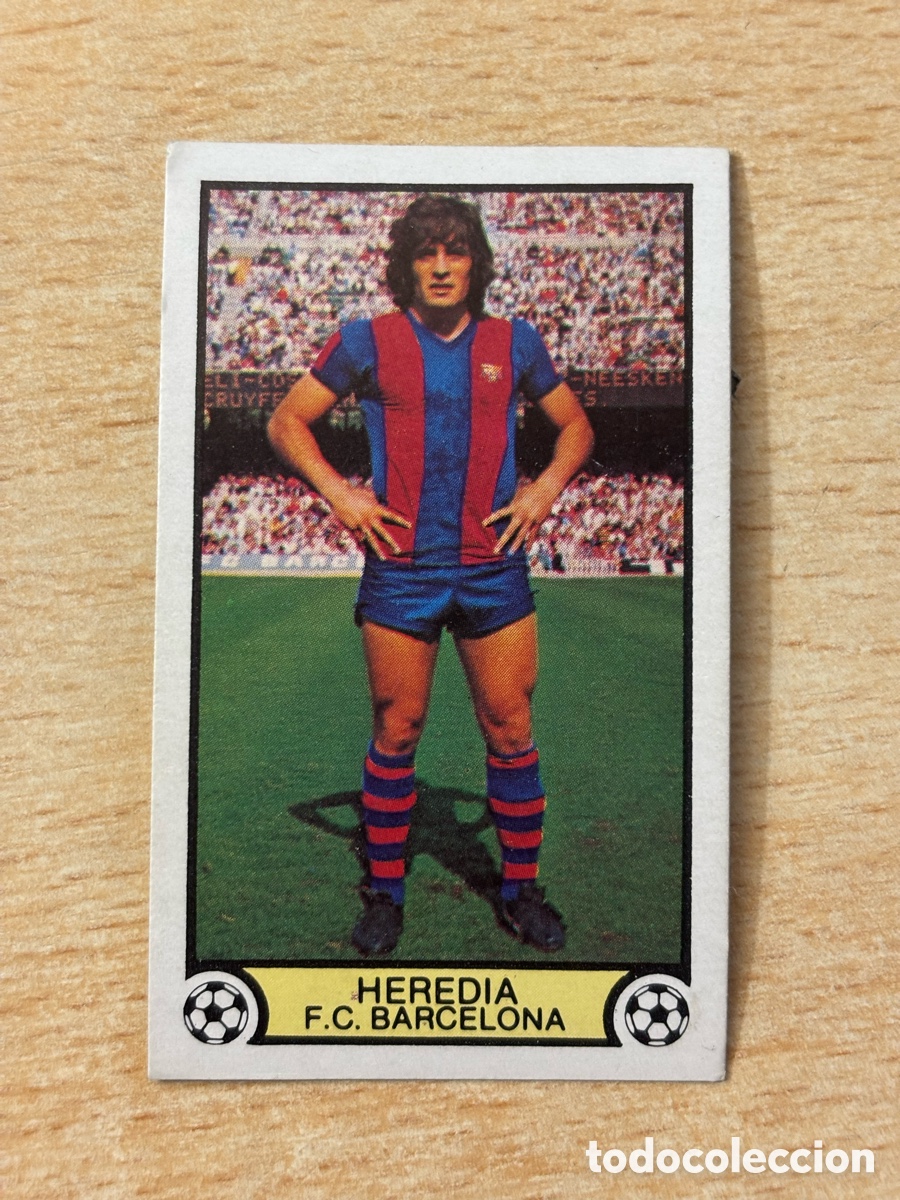 Cromos de f&uacute;tbol: Heredia FC Barcelona Ediciones Este 79 80 1979 1980 sin pegar nunca pegado