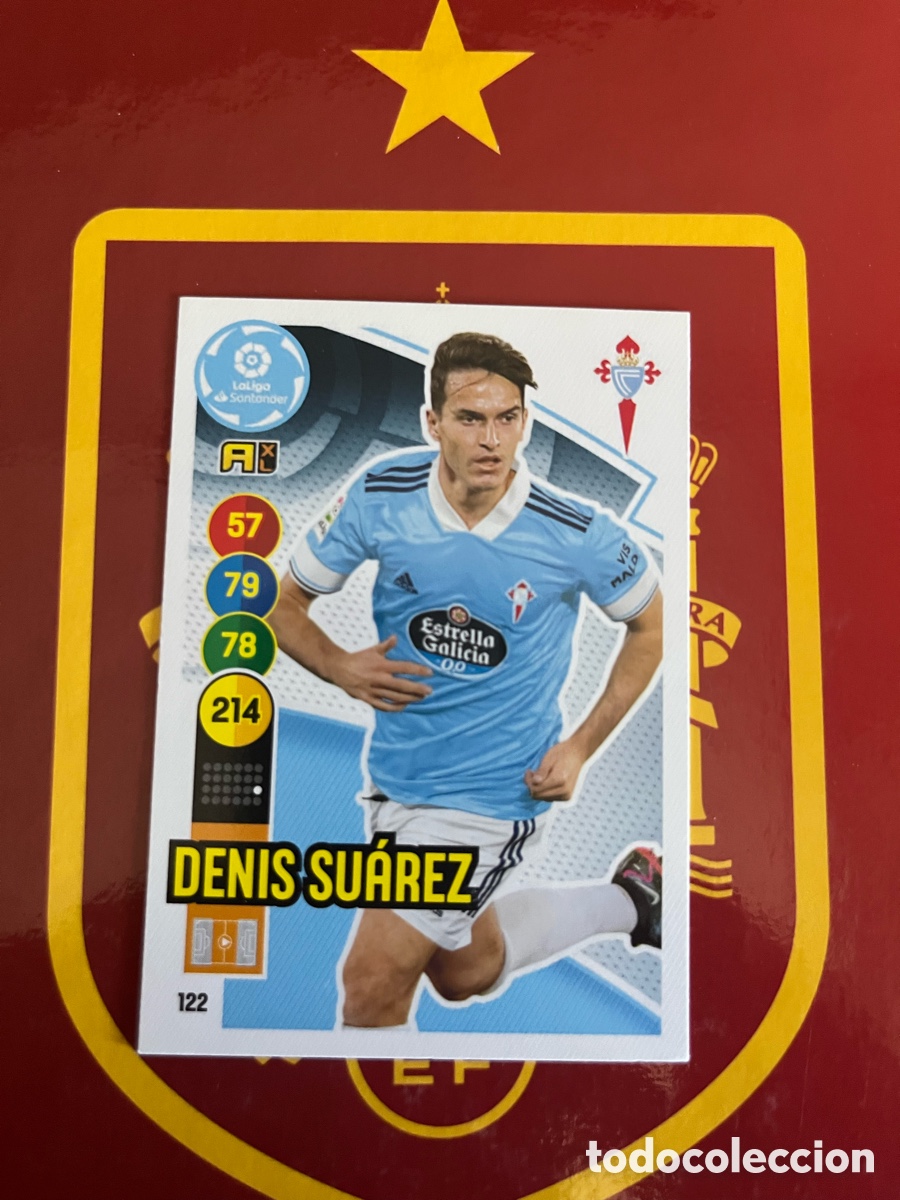 Cromos de Futebol: 122 DENIS SU&Aacute;REZ ADRENALYN 2020 2021 20 21 CELTA DE VIGO