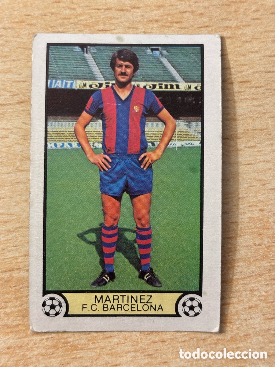 Figurine di Calcio: Martinez FC Barcelona Ediciones Este 79 80 1979 1980 sin pegar nunca pegado
