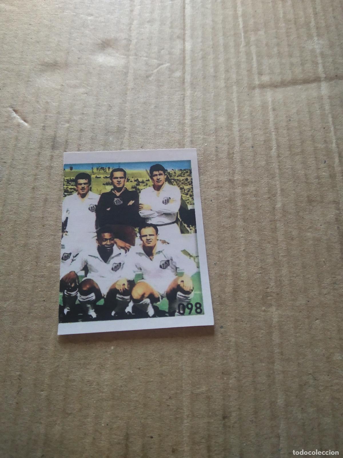 Figurine di Calcio: 98 EQUIPO SANTOS CROMO FUTBOL ALBUM DE FIGURINHAS DO REI PELE O MELHOR JOGADOR CAPITAO GANCHO