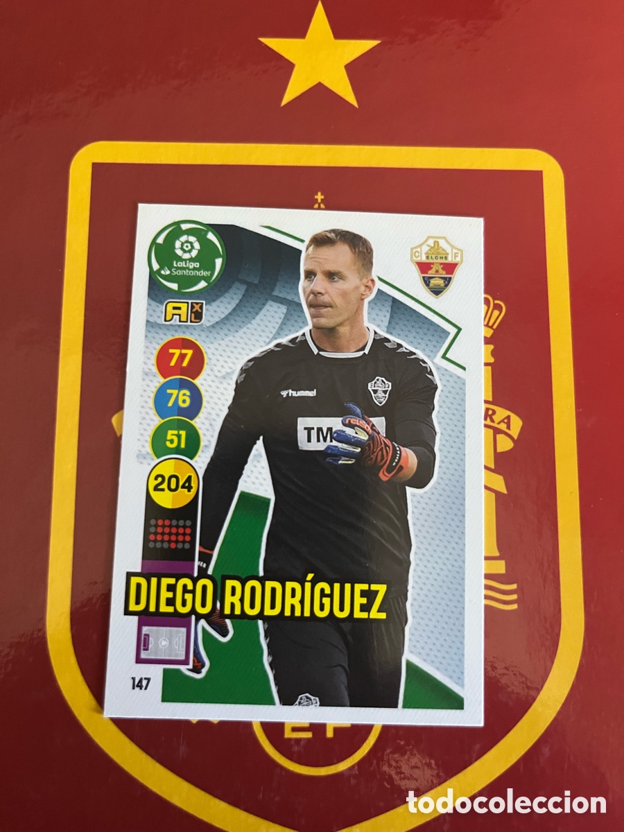 Fu&szlig;ball-Sticker: 147 DIEGO RODRIGUEZ ADRENALYN 2020 2021 20 21 ELCHE CF