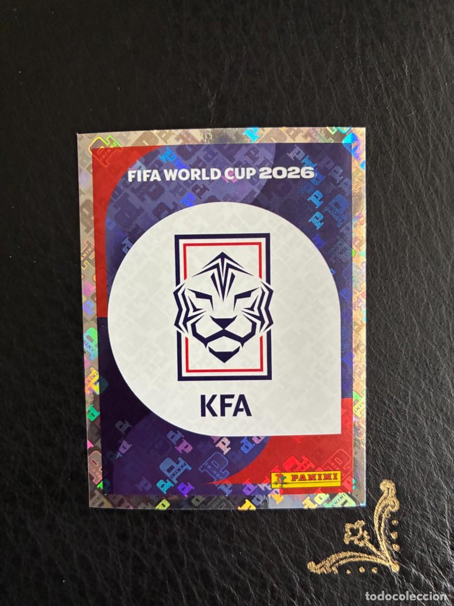 Fu&szlig;ball-Sticker: KOR 1 ESCUDO LOGO KOR1 KOREA FIFA WORLD CUP MUNDIAL 2026 26 PANINI