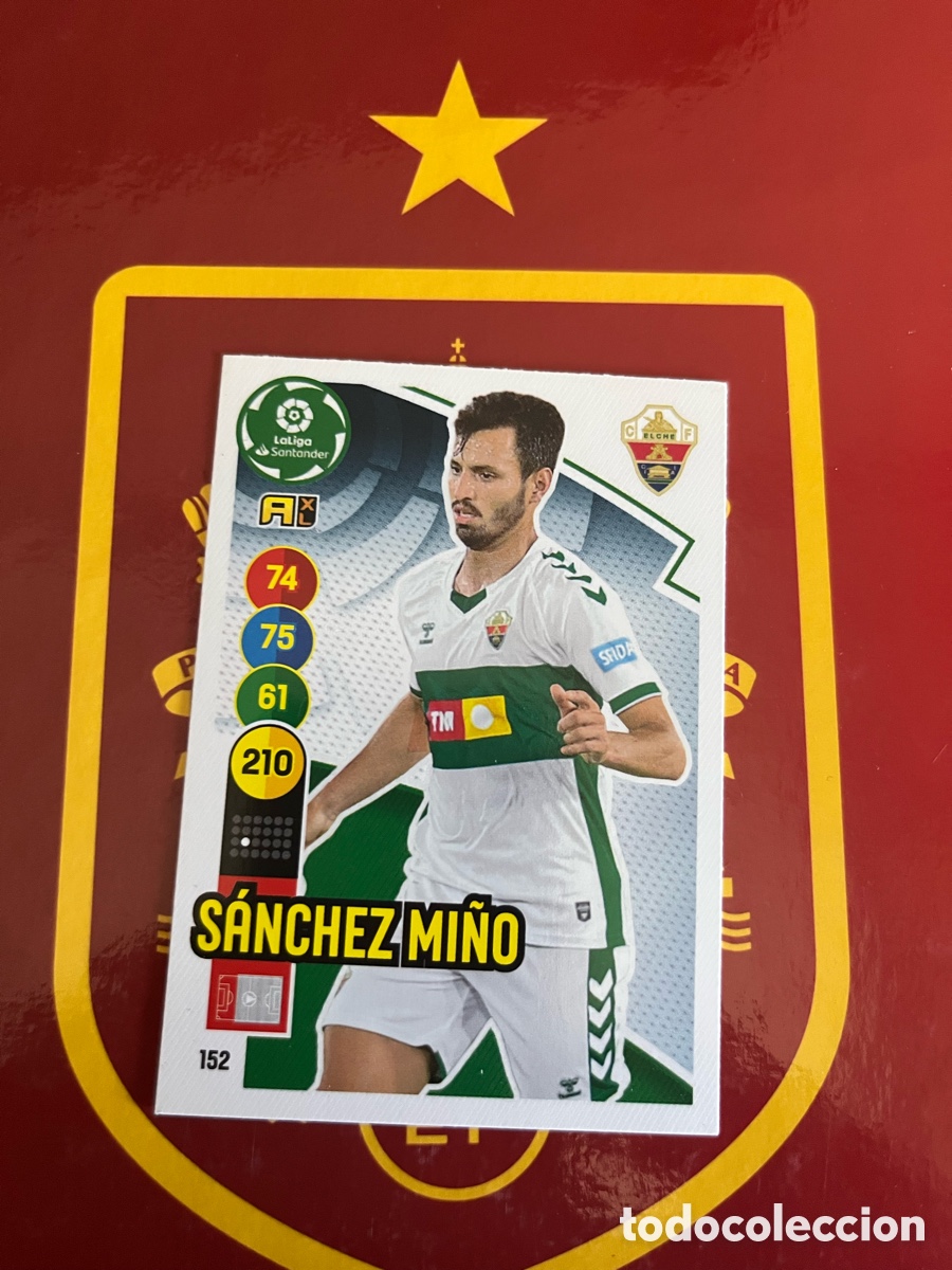 Fu&szlig;ball-Sticker: 152 S&Aacute;NCHEZ MI&Ntilde;O ADRENALYN 2020 2021 20 21 ELCHE CF