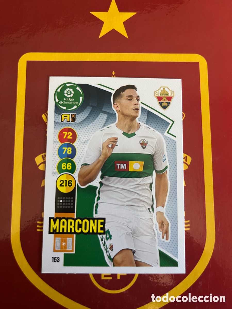 Fu&szlig;ball-Sticker: 153 MARCONE ADRENALYN 2020 2021 20 21 ELCHE CF