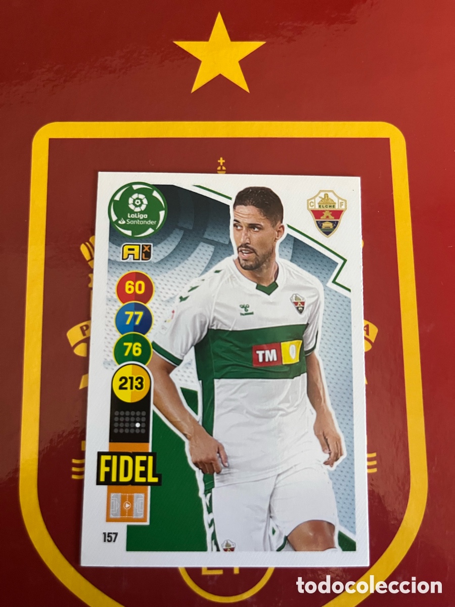 Cromos de f&uacute;tbol: 157 FIDEL ADRENALYN 2020 2021 20 21 ELCHE CF