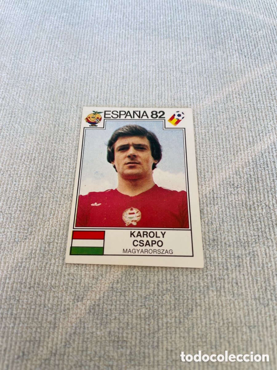 Cromos de f&uacute;tbol: ESPA&Ntilde;A 82 193 Karoly Csapo