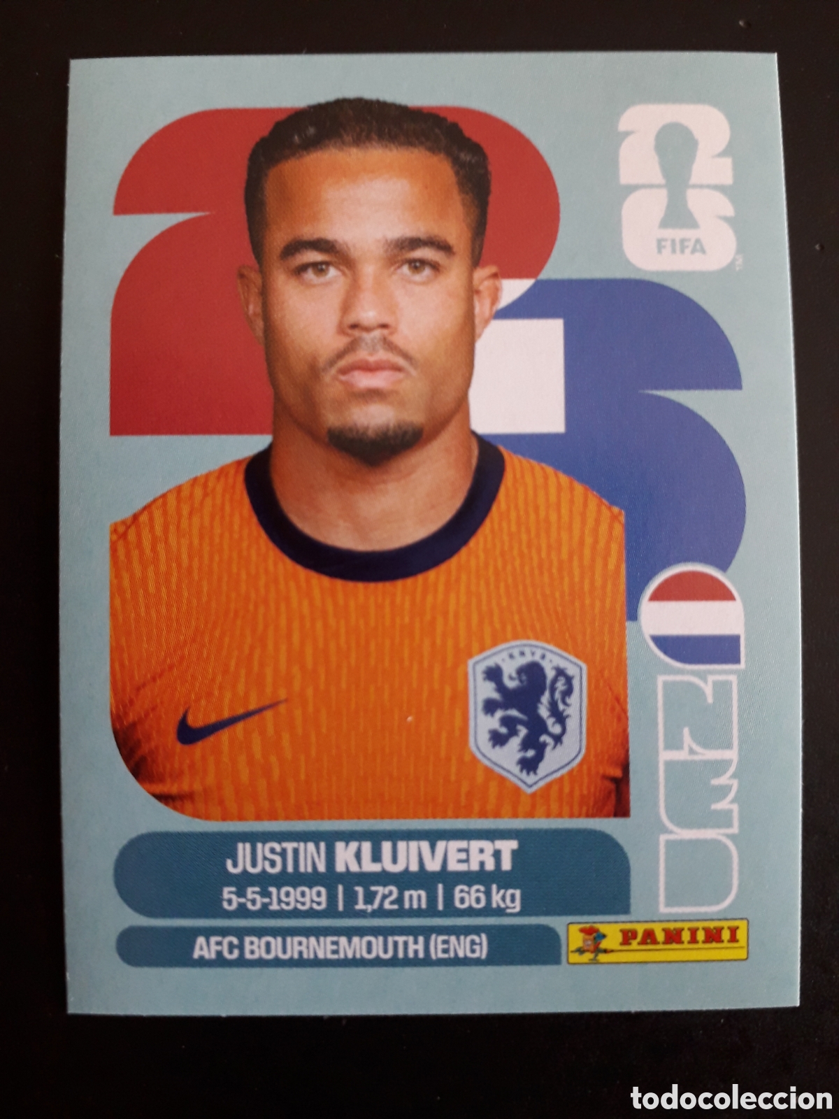 Cromos de f&uacute;tbol: KLUIVERT HOLANDA/PA&Iacute;SES BAJOS NED 16 MUNDIAL F&Uacute;TBOL 2026 FIFA WORLD CUP PANINI SIN PEGAR