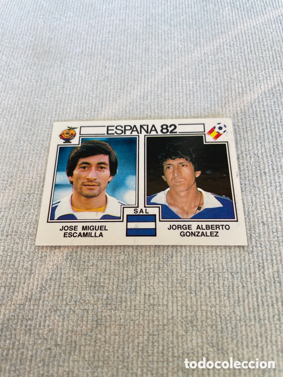 Cromos de f&uacute;tbol: ESPA&Ntilde;A 82 225 Escamilla y MAGICO GONZALEZ
