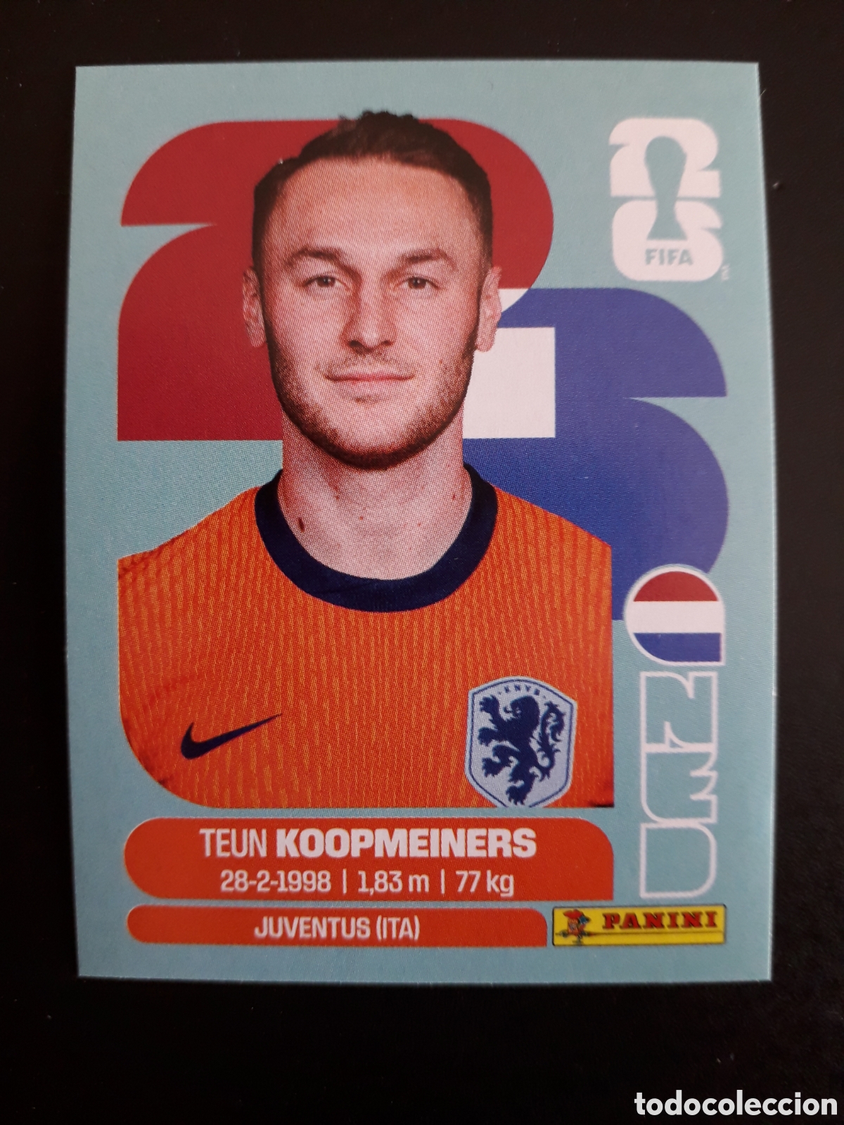 Cromos de f&uacute;tbol: KOOPMEINERS HOLANDA/PA&Iacute;SES BAJOS NED 12 MUNDIAL F&Uacute;TBOL 2026 FIFA WORLD CUP PANINI PEDIDO M&Iacute;NIMO 3&euro;